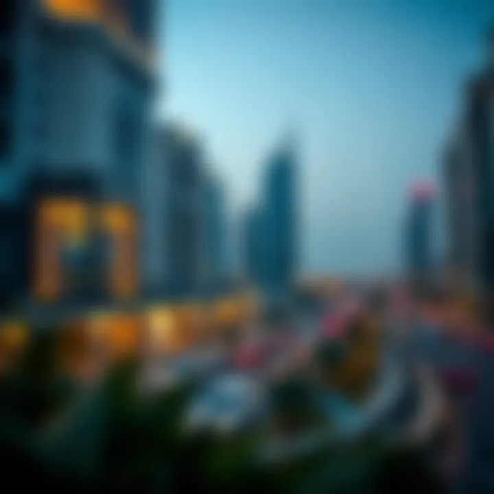 Graph illustrating market trends in Dubai real estate