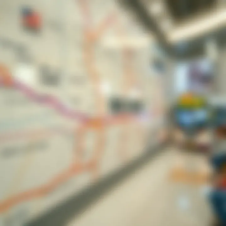 Bus Routes Map Map of bus routes between Abu Dhabi and Dubai