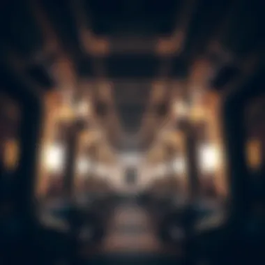 Interior View of a Subway Train Interior view of a subway train