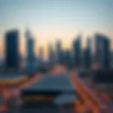 Abu Dhabi's Modern Skyline Modern skyline of Abu Dhabi showcasing diverse architecture