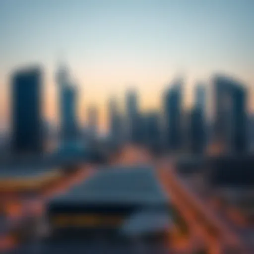 Abu Dhabi's Modern Skyline Modern skyline of Abu Dhabi showcasing diverse architecture