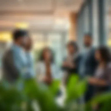 Diverse Professionals Collaborating in the UAE A conceptual image of diverse professionals collaborating in the UAE