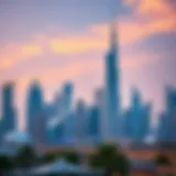Stunning skyline of Dubai showcasing modern architecture