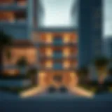 Stunning exterior view of Noor Apartment showcasing modern architecture