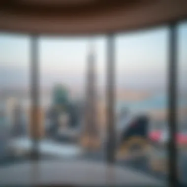 Panoramic View from One JLT Tower Panoramic view from One JLT Tower