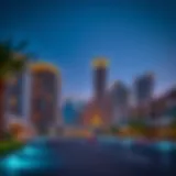 A stunning view of the Park Heights Square skyline showcasing modern architecture