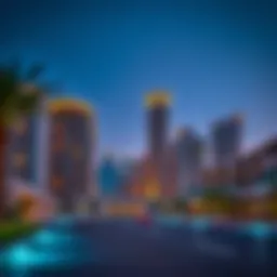 A stunning view of the Park Heights Square skyline showcasing modern architecture