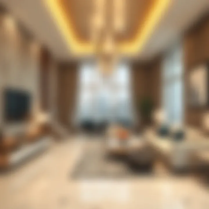 Luxury Living: Interiors of Dubai's Premier Residences Luxurious apartment interiors reflecting modern design trends
