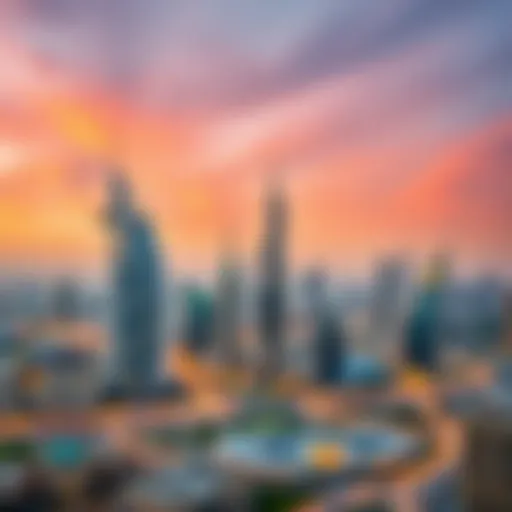 Stunning skyline view of Dubai's architectural wonders