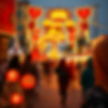 Cultural festival during holiday season