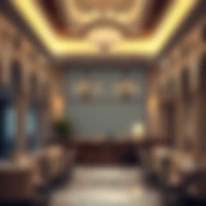 Elegant interior design reflecting the modern yet cultural essence of Dubai