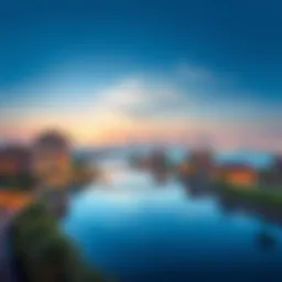 Expansive view of Riverland Dubai's vibrant landscape