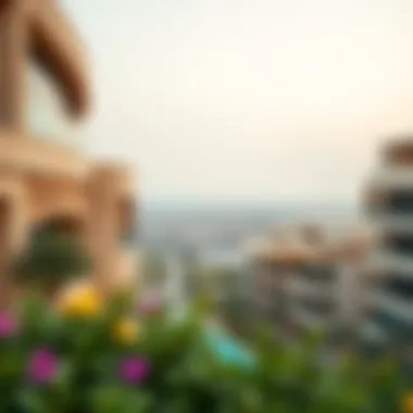 A panoramic view of Sadel Al-Batin showcasing its modern architecture