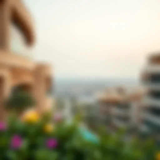 A panoramic view of Sadel Al-Batin showcasing its modern architecture