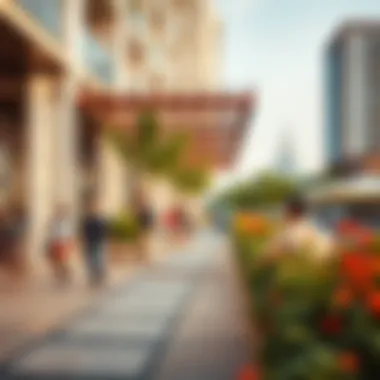 Vibrant community surroundings of Samaya Hotel Apartments