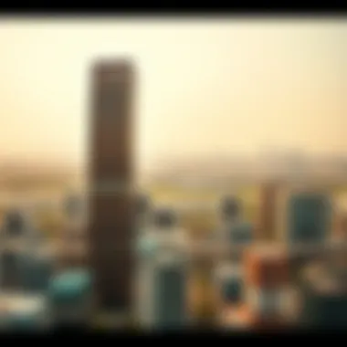 Panoramic view of the surroundings of Sheikha Maryam Bint Ghanem Tower