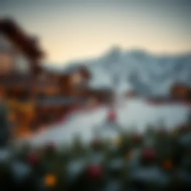 Luxury Meets Adventure at Ski Dubai Luxury amenities surrounding the ski resort