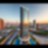 Aerial view of Sobha S Tower showcasing its architectural elegance