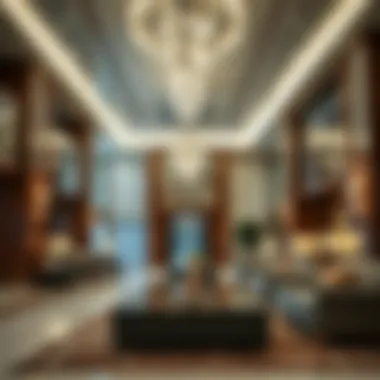 Luxurious lobby interior of Staybridge Al Maktoum showcasing modern design.