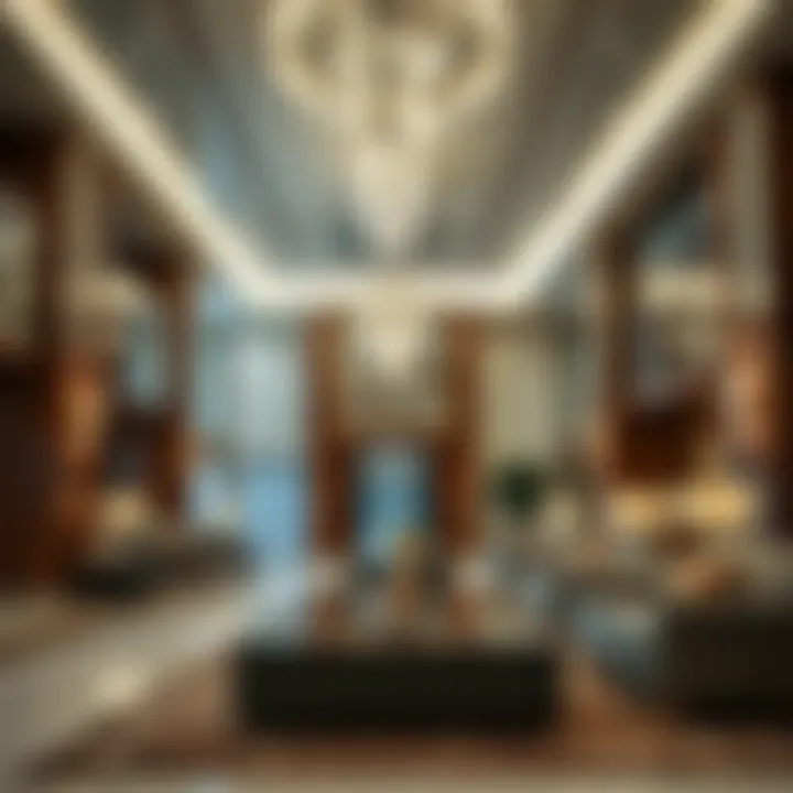 Luxurious lobby interior of Staybridge Al Maktoum showcasing modern design.