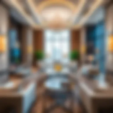 Luxurious Interior of Sukoon Tower Interior design showcase of Sukoon Tower's luxurious amenities