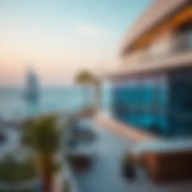 Luxurious beachfront properties overlooking the sea