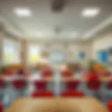 A modern classroom setting in a UAE school
