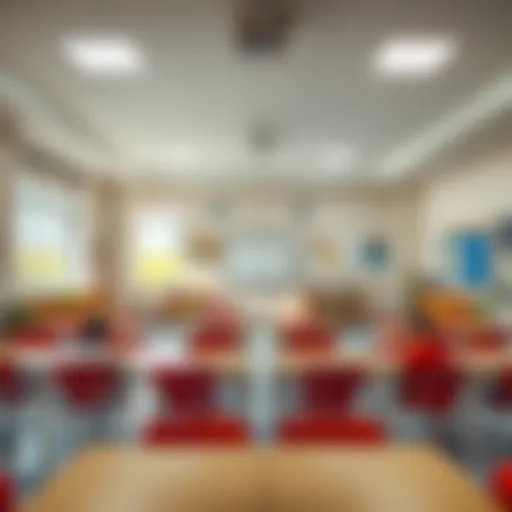 A modern classroom setting in a UAE school