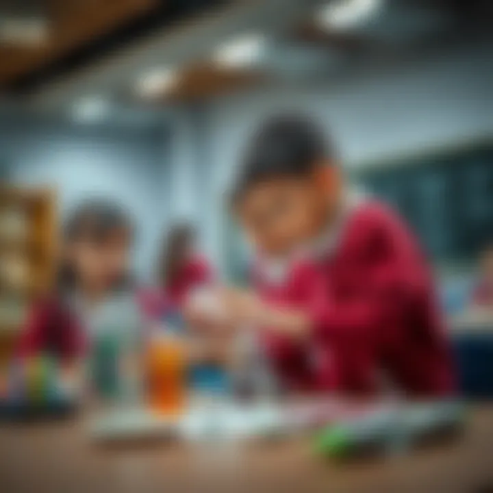 Hands-on Learning Experiences Students engaging in a science project