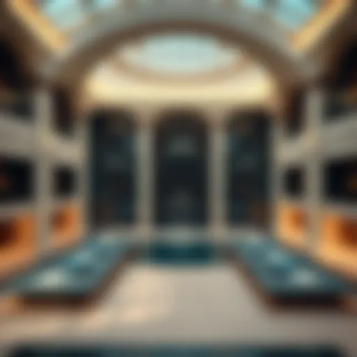 Architectural design of The Court Business Bay