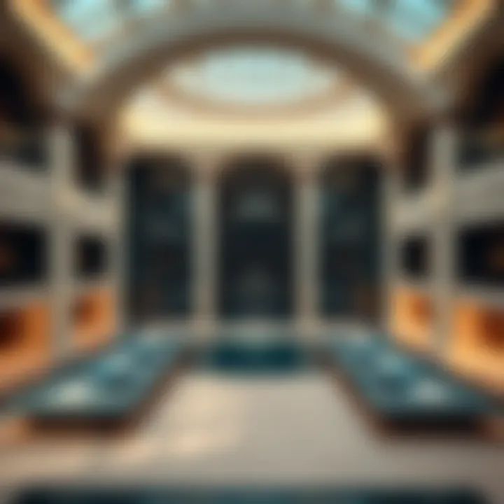 Architectural design of The Court Business Bay