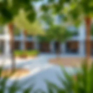 Vibrant community spaces within The Grove promoting a lively lifestyle