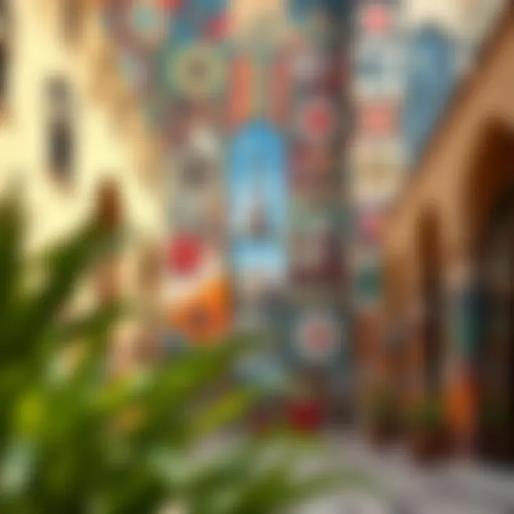 Cultural Mosaic: The Art of Architectural Integration An artistic representation of various cultural influences in Dubai's architectural designs.