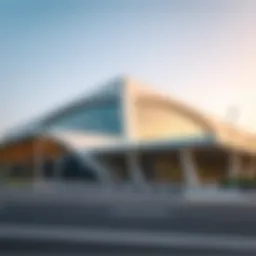 Al Rigga Metro Station exterior showcasing modern architecture