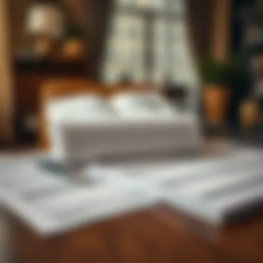 Diverse financial documents on a table