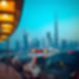 Scenic view of UAE skyline during public holiday