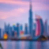 Stunning skyline of Dubai showcasing modern architecture