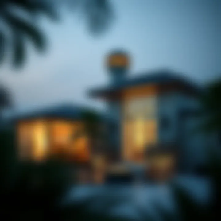 Luxurious real estate in UAE during holiday season