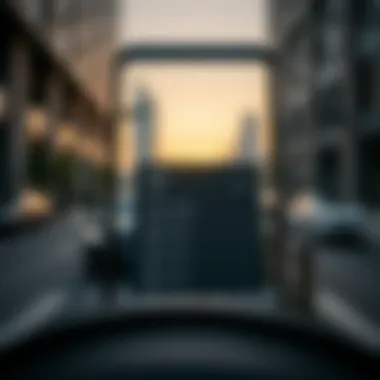 Uber app interface showcasing ride options