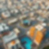 Aerial view of الطوار 3 showcasing modern architecture