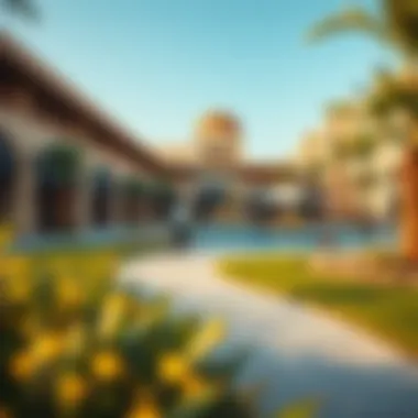 Recreational spaces in الطوار 3, blending nature and urbanity