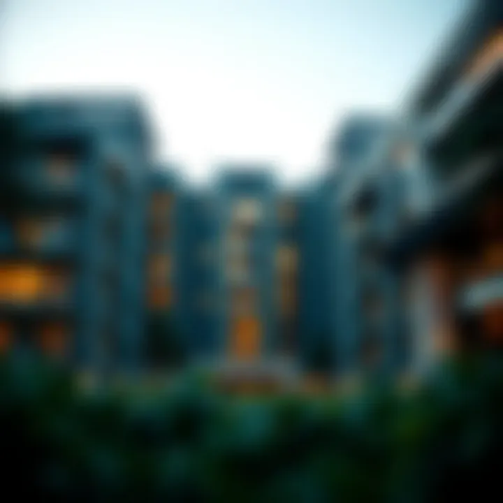 Architectural Elegance in Dubai's Real Estate Modern architectural design of a residential complex