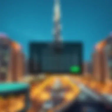 Illustration showcasing the Dubai RERA Calculator interface