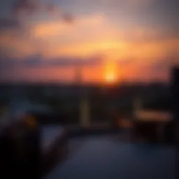 A serene sunset view symbolizing the end of fasting