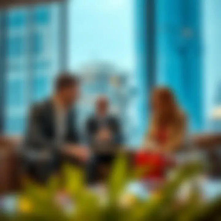 Investors Discussing Leasehold Property Investment Investors discussing leasehold property investment