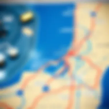 Comprehensive Map of Dubai Metro Routes Map highlighting the metro routes in Dubai.