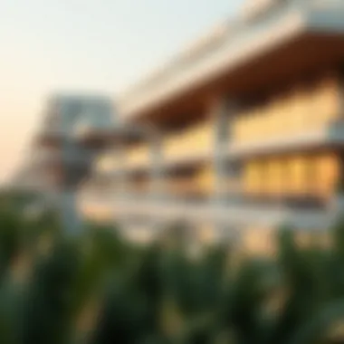 Modern Beachfront Apartments Sleek architecture of modern beachfront apartments