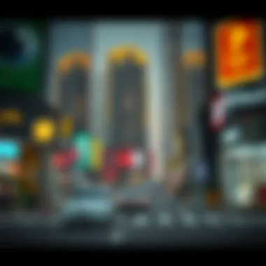 Business hub illustrating the impact of postal codes on commerce