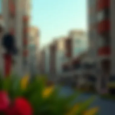 Residential area highlighting postal code importance for residents