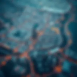 Aerial view of Dubai showcasing the unique address system